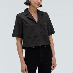 Women's Evelane Black Short Sleeve Shirt